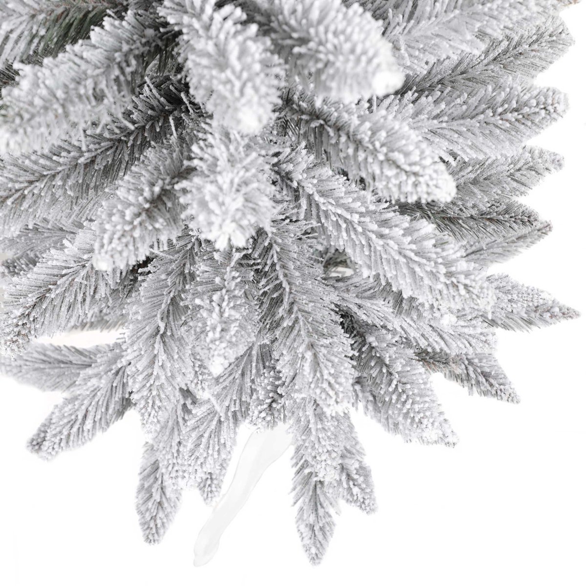 Kunstkerstboom Slanke Spar PVC 180 cm Besneeuwd