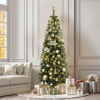 Wat vinden we goed aan de Kunstkerstboom smal 182 cm