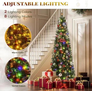 Kunstkerstboom smal 182 cm