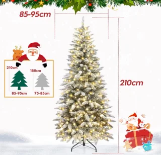 Kunstkerstboom Smal 210 cm