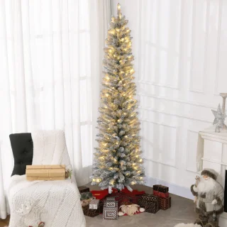 Kunstkerstboom Smal 210 cm Groen