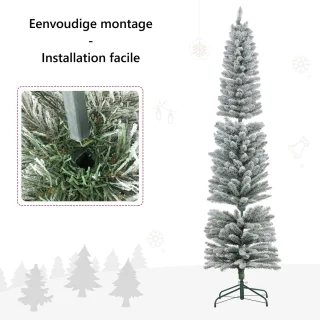 Kunstkerstboom Smal 210 cm Groen