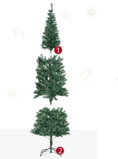 Kunstkerstboom Smal 210 cm Ø81 cm