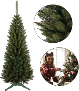 Kunstkerstboom Smalle Spar PVC 120 cm
