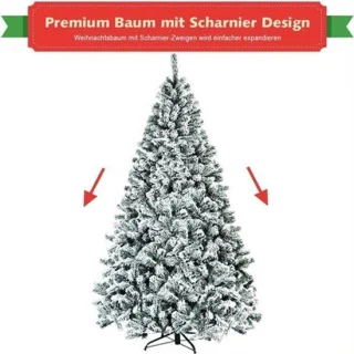 Kunstkerstboom sneeuw 230 cm