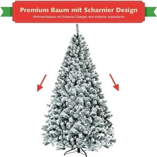 Kunstkerstboom sneeuw 230 cm