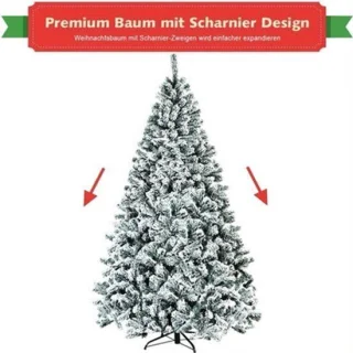 Kunstkerstboom sneeuw 230 cm