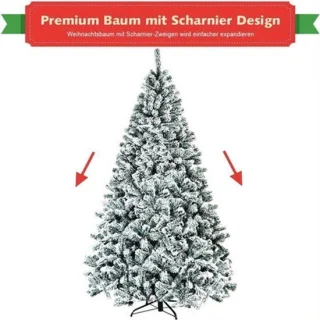 Kunstkerstboom sneeuw 230 cm