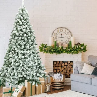 Kunstkerstboom Sneeuw Gevlekt 180/225 cm