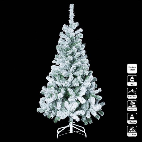 Kunstkerstboom Sneeuw H150 cm