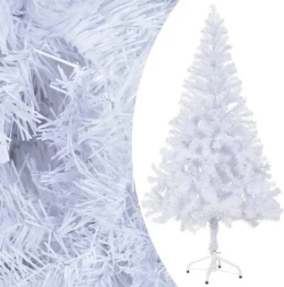 Kunstkerstboom sneeuw wit 120 cm met dichte takken