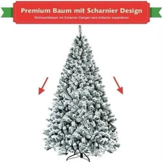 Kunstkerstboom sneeuwboom 230 cm