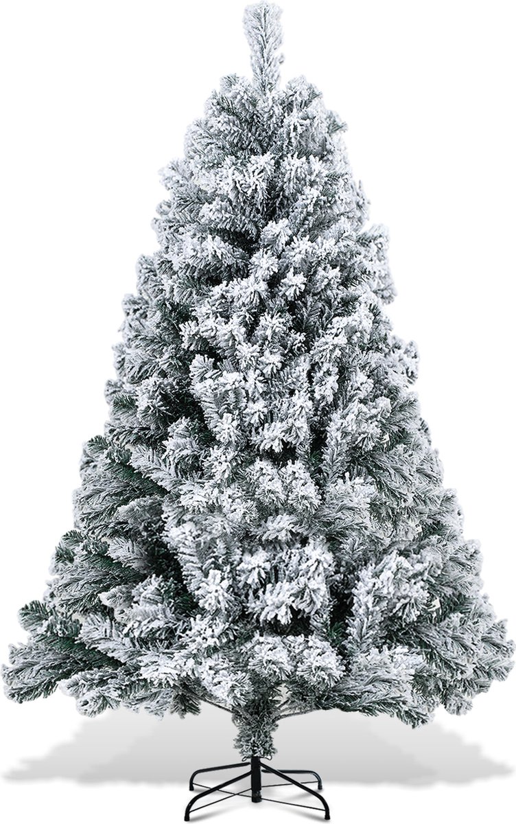 Kunstkerstboom Sneeuwden PVC 180 cm met metalen standaard