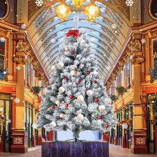 Kunstkerstboom Sneeuwden PVC 180 cm met metalen standaard