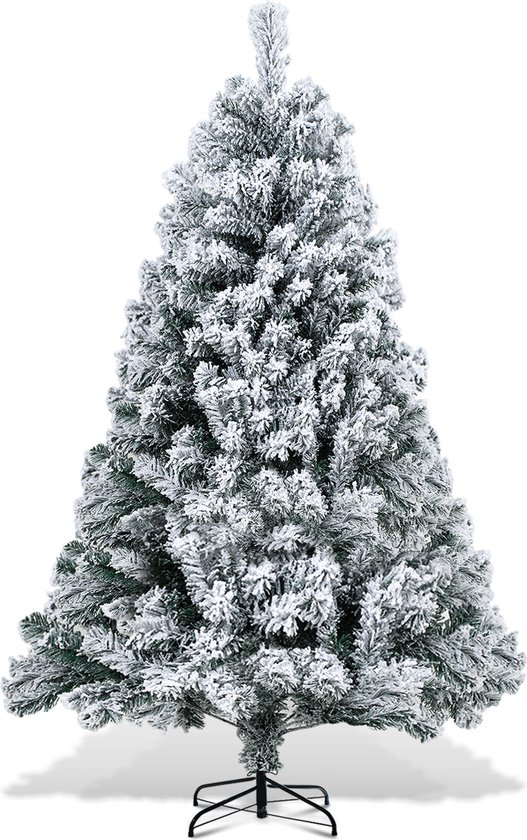 Kunstkerstboom Sneeuwden PVC 180 cm met metalen standaard
