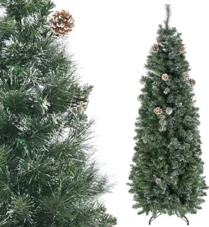 Kunstkerstboom sneeuwlook 180 cm groen