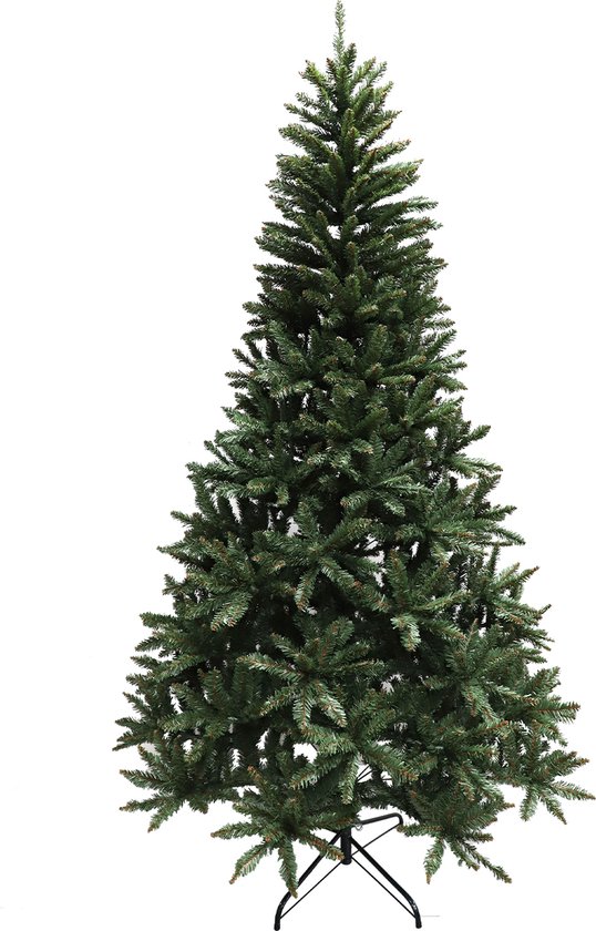 Kunstkerstboom Spar 150 cm met metalen voet groen