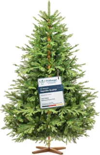 Kunstkerstboom Spar 180 cm met houten standaard
