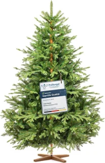 Kunstkerstboom Spar 180 cm met houten standaard
