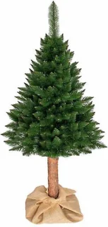 Kunstkerstboom Spar 190 cm Houten Stam