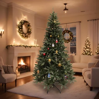 Kunstkerstboom Spar 220 cm Groen