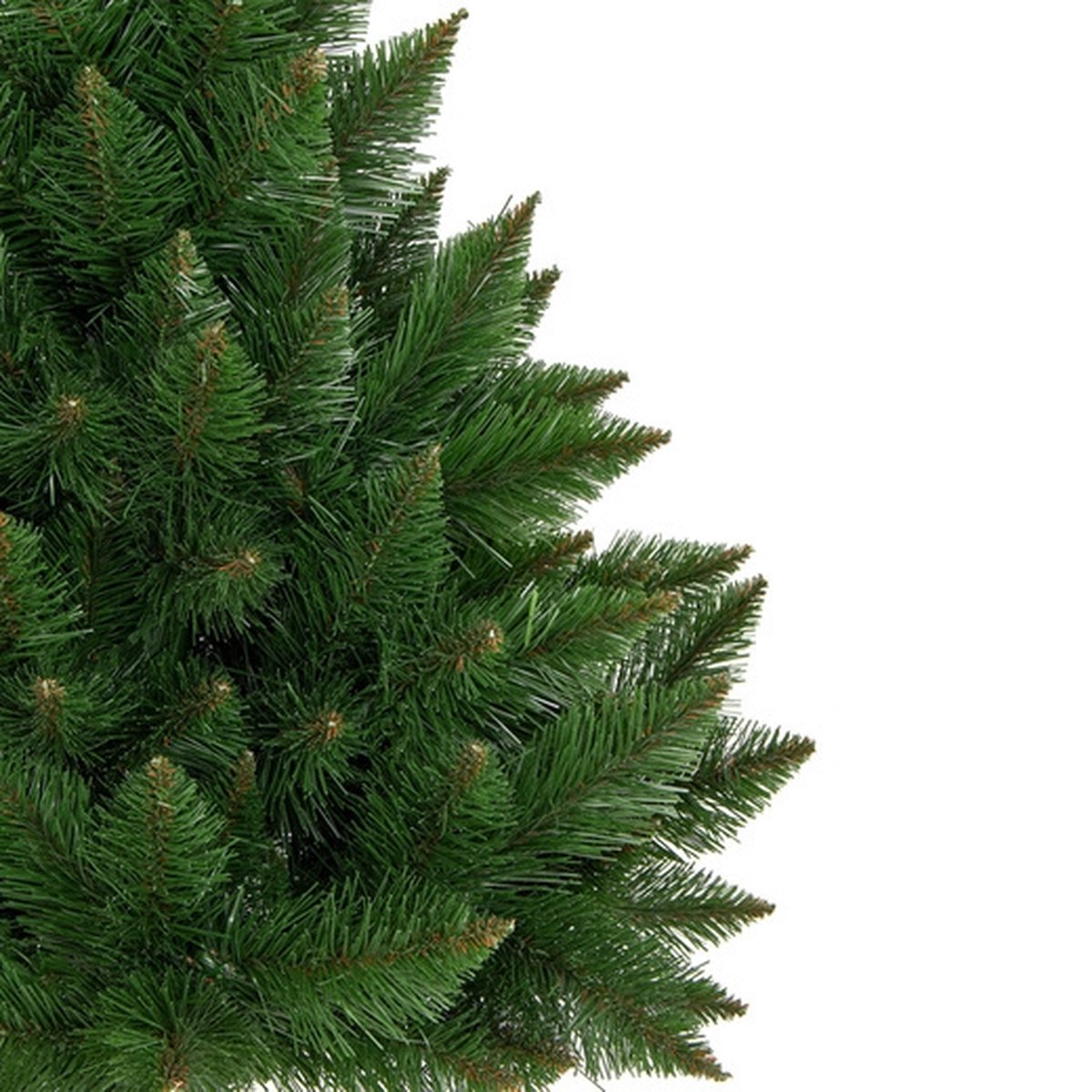Kunstkerstboom Spar 220 cm met Houten Stam