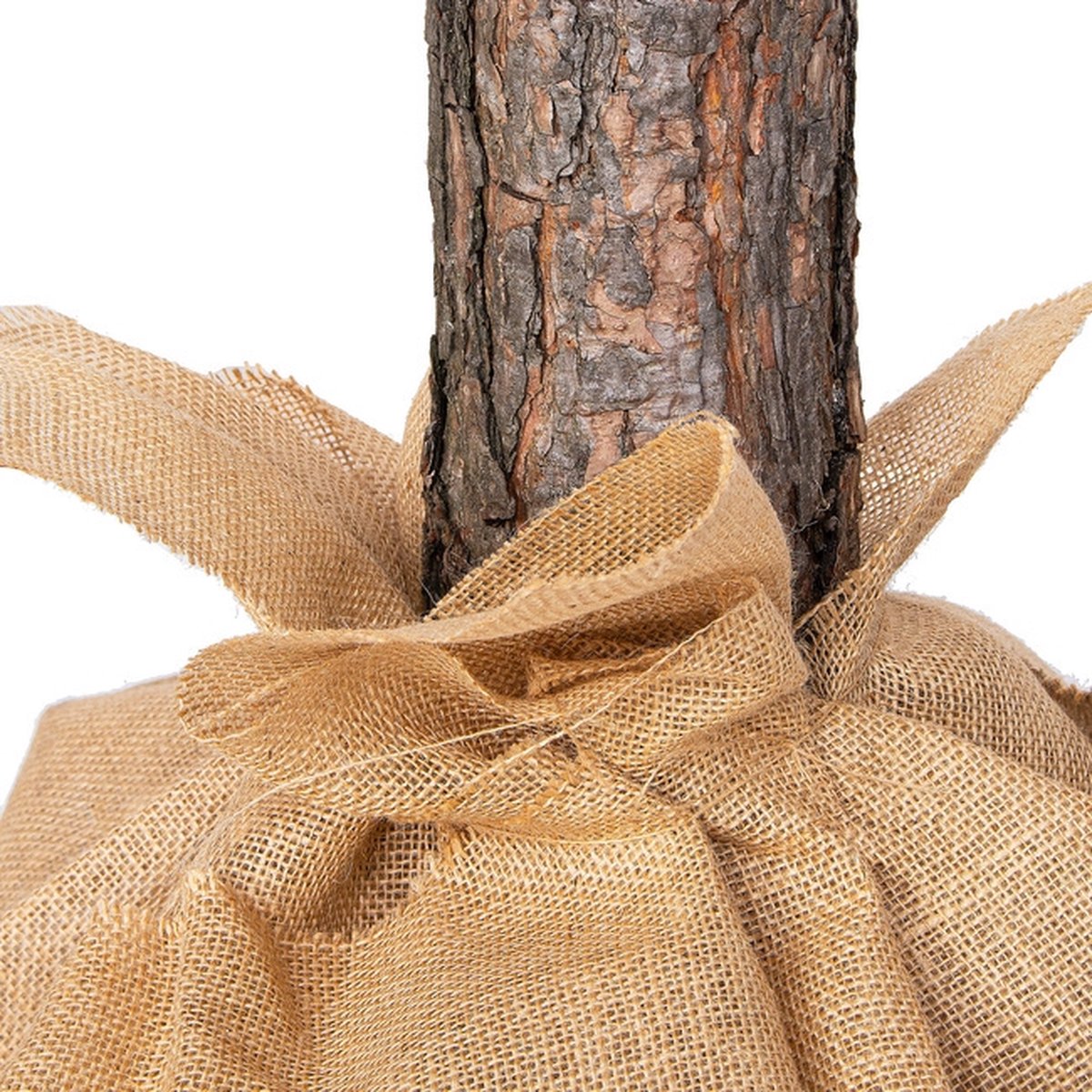 Kunstkerstboom Spar 220 cm met Houten Stam