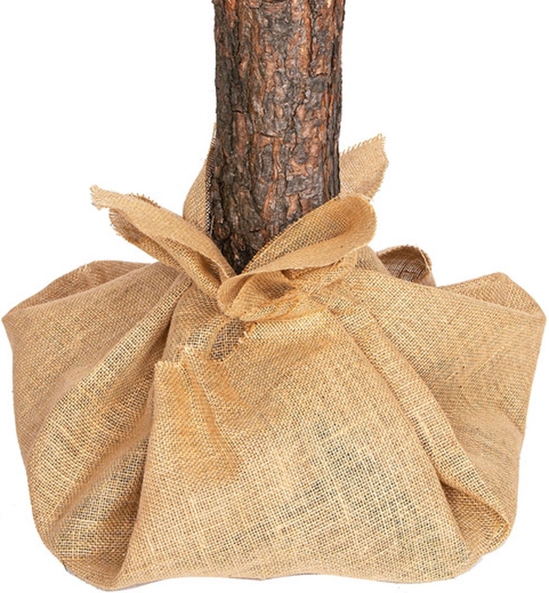 Kunstkerstboom Spar 220 cm met Houten Stam