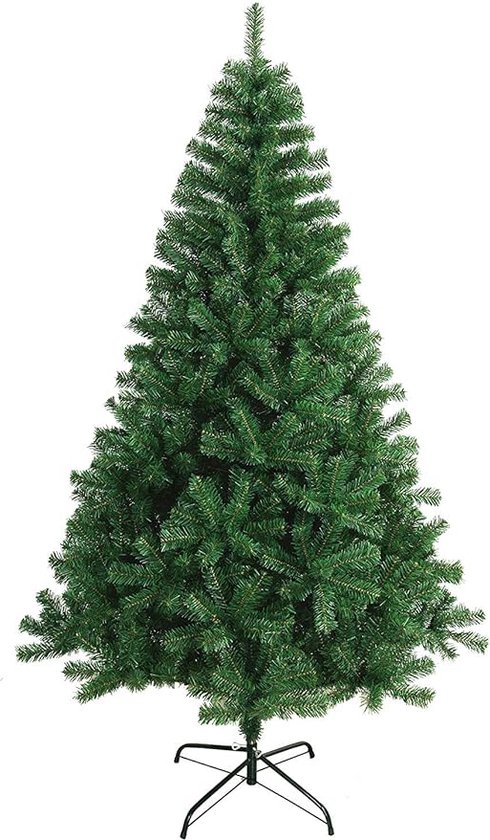 Kunstkerstboom Spar Donkergroen 150 cm met Metalen Standaard