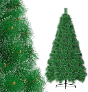Kunstkerstboom van PVC met sneeuweffect, 210 cm