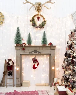 Kunstkerstboom voor tafeldecoratie - mini kerstboom set van 9 stuks, 10/16/20 cm