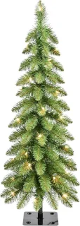 Kunstkerstboom voorgelicht 3 voet groen