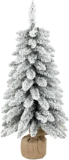 Kunstkerstboom wit - 90 cm hoog