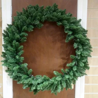 Kunstkerstkrans 100 cm Groen Deurkrans