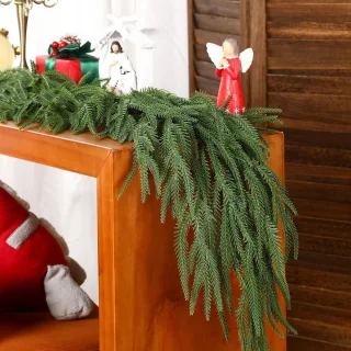Kunstkerstkrans 180 cm