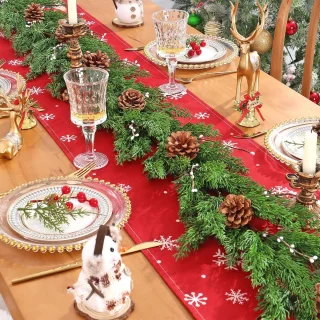 Kunstkerstkrans 195 cm Groen