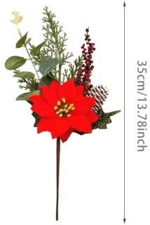 Kunstkerststerren 30 cm - set van 4