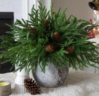 Kunstkersttakken - dennentakken