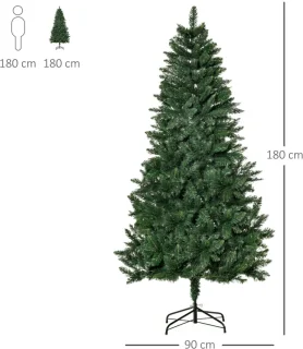 Künstlicher Kiefer-Weihnachtsbaum 180 cm