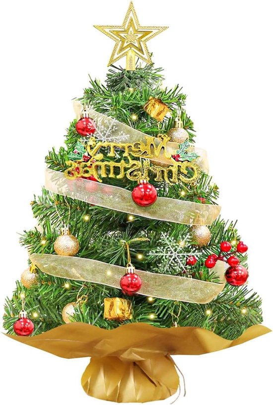 Kunstmatig Klein Tafelblad Kerstboom 60cm