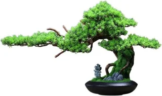 Kunstmatige bonsaiboom - 65 cm - groen