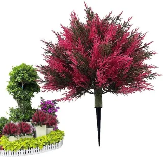 Kunstmatige cederboom - kunstplant voor buiten - 60 cm - groen