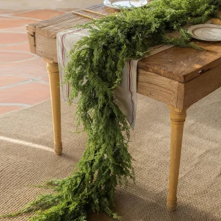 Kunstmatige Cederkrans 2,75 m - Kerstguirlande