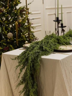 Kunstmatige Cederkrans 2,75 m - Kerstguirlande