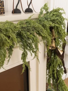 Kunstmatige Cederkrans 2,75 m - Kerstguirlande