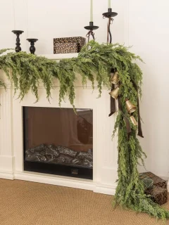 Kunstmatige Cederkrans 2,75 m - Kerstguirlande