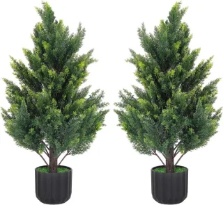 Kunstmatige cipressen 70 cm groen