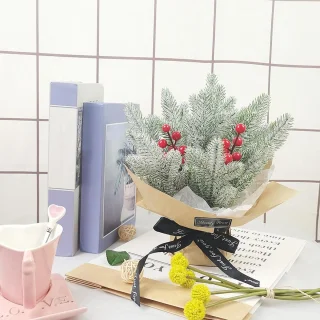 Kunstmatige denne takjes voor kerstdecoratie, 10 stuks, groen