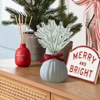 Kunstmatige denne takjes voor kerstdecoratie, 10 stuks, groen