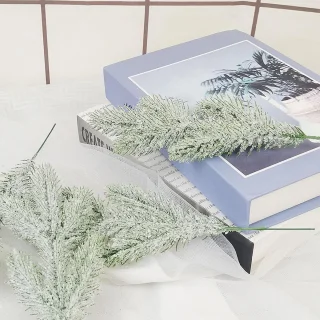 Kunstmatige denne takjes voor kerstdecoratie, 10 stuks, groen
